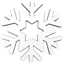 Игрушка на елку Mazhura Снежинка 8.5х8.5 см (mz711454)