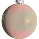 Новорічна куля на ялинку Dashuri 120 мм глянець, пудровий 120117702