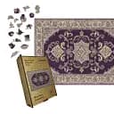 Деревянный пазл Фиалковый Ковер, А2, Картонная коробка 300+ элементов