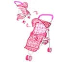 Коляска для ляльки, метал, прогулянкова, триколісна, кошик, 55x26x9 см