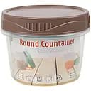 Контейнер пищевой Stars Plast круглый 280 мл какао (94215/как)
