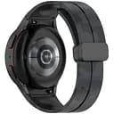 Браслет Cls-color для Samsung Galaxy Watch 7 - чорно-сірий ширина кріплення 20мм силікон Watchbands (W48-1WB15704554)