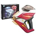 Игрушечный бластер с подсветкой, орбизами, шариками, защитными очками и аккумулятором.