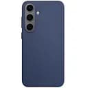 Шкіряний чохол Leather Case (AAA) для Samsung Galaxy S25 Dark Blue