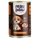 Полнорационный корм для взрослых собак MAU PAW Кусочки в соусе Мясное ассорти консервированные 415 г