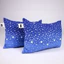 Набор подушек MirSon №0140 Сolor Fun Line Milky Way Tencel 2 шт. синий (2200011158464)