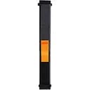 Ремешок для Xiaomi Amazfit GTR 33 pro - черно-оранжевый Watchbands NormalCloth ширина крепления 22мм нейлоновый (W21-6WB09675557)