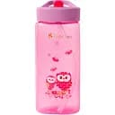 Поїльник Курносики зі складним носиком з силіконової соломинкою 420 мл рожевий (7223 рож)