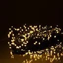 Новорічна гірлянда Різдвяна фея Garlando Pro CF500L50MBY 50 м 500 LED чорний дріт Жовтий 