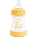 Пляшка для годування Chicco Perfect 5 Love пластикова із силіконовою соскою 150 мл (20211.31.40)
