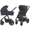 Коляска Espiro Husky XL 2023 17 Graphite Wind, універсальна 2 в 1, графітова (206764)