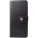 Шкіряний чохол-книжка Getman Gallant PU для ZTE Blade A72 Чорний