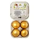 Набір шоколадних яєць Gut Springenheide з праліне золото 200 г (4 шт. x 50 г)