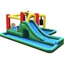 Надувная водная горка батут Costway Sani с водяными пистолетами (без вентилятора)