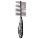 Расческа TatraPet Dog Salon двухсторонняя с пластиковой ручкой 5 x 17 см 