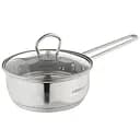 Ківш Ardesto Gemini Bari зі скляною кришкою 0.8 л (AR1908SSG)