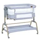 Детская приставная кровать El Camino ME 1180-W Intense Gray с функцией укачивания 