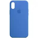 Чохол Epik Silicone Case Full Protective AA для Apple iPhone XS Max 6.5 Синій/Capri Blue