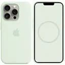 Чохол Epik Silicone case AAA with Magsafe and Animation для Apple iPhone 15 Pro Max 6.7 М'ятний/Soft Mint