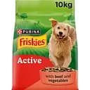 Сухий корм для дорослих активних собак Friskies з яловичиною 10 кг