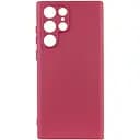 Чохол Lakshmi Silicone Cover Full Camera (A) для Samsung Galaxy S24 Ultra Бордовий / Marsala