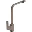 Смеситель кухонный Platinum 179 NES (3007) поворотный однорычажный из нержавеющей стали дюна (SP000041061)