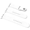 Силіконовий ремінець для Apple Watch Sport Band 38/40/41/42mm(ser.10) (S/M & M/L) 3pcs Білий / White