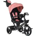 Детский трехколесный велосипед MT 1002-6 Turbo Trike от 1.5 до 3 лет поворотное сиденье розовый