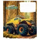 Зошит учнівський Школярик Super Monster 012-3293K-4 в клітинку 12 аркушів