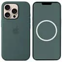 Чохол Epik Silicone case AAA with Magsafe and Animation для Apple iPhone 16 Pro 6.3 Lake Green