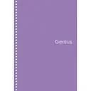 Тетрадь для записей Genius А5, в клеточку, спираль, 80 л., сиренева (A5-080-6806K)