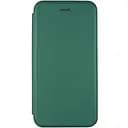 Кожаный чехол-книга Classy для Xiaomi Redmi Note 8 / Note 8 2021 Зеленый