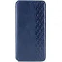 Кожаный чехол-книжка GETMAN Cubic (PU) для Oppo A58 4G Синий