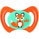 Пустышка Nip Miss Denti №2 Лис, силиконовая, 5-13 мес., оранжевый (31801)