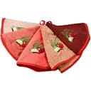 Полотенце махровое Izzihome Томат с вышивкой 420 г/м2 60 см 1 шт. розовый (600257)