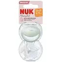 Пустышка ортодонтическая Nuk Mommy Feel размер 3 Зеленая белая 2 шт.
