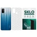 Защитная гидрогелевая пленка SKLO Back (тыл)Transp. для Oppo A15s / A15 Прозорий / Соты