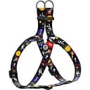 Шлея для собак Waudog Nylon NASA, анатомическая, с QR паспортом, 40-55х1,5 см, черная (5019)