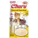 Лакомство для кошек Inaba Ciao Churu Cливочный мусс в стиках с курицей и сыром 56 г (4 шт. х 14 г)