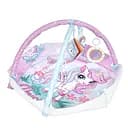 Коврик-манеж для новорожденных ZL2411 Единорог 2 в 1 с подвесными игрушками