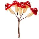 Гриб декоративний Мухомор Yes! Fun, 3 см, 5 шт. в пучку, глянцевий