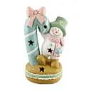 Новогодняя декоративная фигурка Yiwu CR-6-10 с подсветкой 12×8,5×21 см  