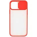 Чохол UFT для iPhone 12 силіконовий зі шторкою, що захищає камеру Red