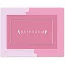 Суперпоглощающий коврик в ванну Stenson прямоугольный 150х120 см светло-розовый (35808)