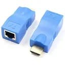 Подовжувач сигналу HDMI по кручений парі ExtraDigital синій 2 шт. до 30 м (KBH1754)