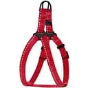Шлея для собак Barksi Active світловідбивна (обхват грудей 33-40 см ширина 1 см) червона