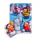 Розвиваючий пазл-вкладиш Новорічний-3 (ПСД225) PSD225 з фоном