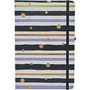 Блокнот А5 Bambi 5703-04 на резинке твердая обложка 21х14 см 80 листов клетка черный