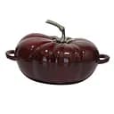 Каструля чавунний Томат 2.5 л емальована з кришкою Бургунді Premium Cookware HP-1-20-BURGUNDY