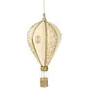 Повітряна куля J-line різдвяна з текстилю 58 см золота (46501)